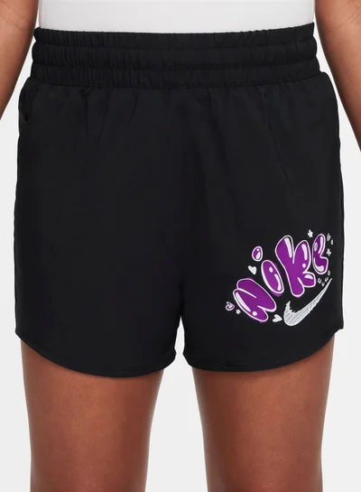 نايكي شورت Youth Dri-Fit One Woven High Rise Graphics