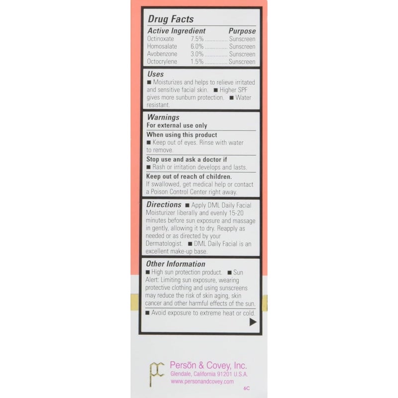 DML Facial Moisturizer SPF 25, 1.5 Oz (3 Pack) (SG_B0064JD6VQ_US) - Image 4