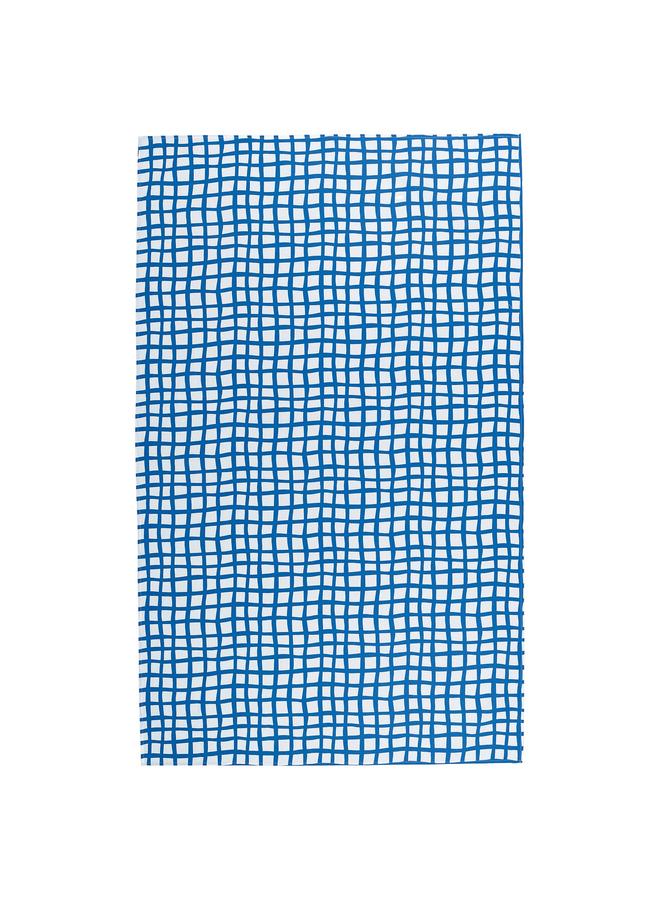 erorex Tablecloth, Patterned/Blue White, 145X240 Cm - Image 1