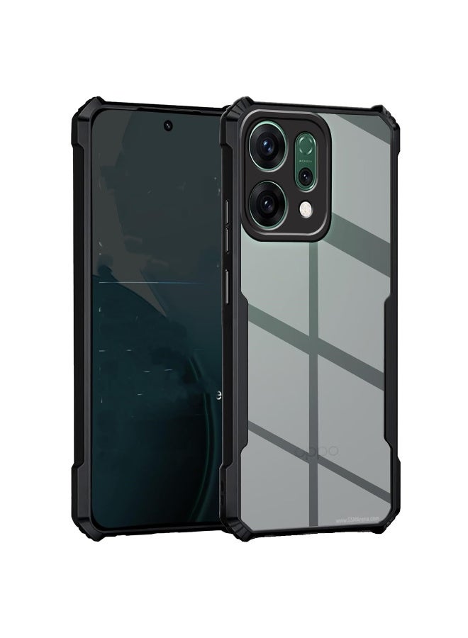 جراب oppo reno 14 مضاد للصدمات والخدوش شفاف مضاد للاصفرار حماية متكاملة مزود بحماية للكاميرا وفريم مرن لهاتف اوبو رينو 14 ( oppo reno 14 cover ) - Image 1