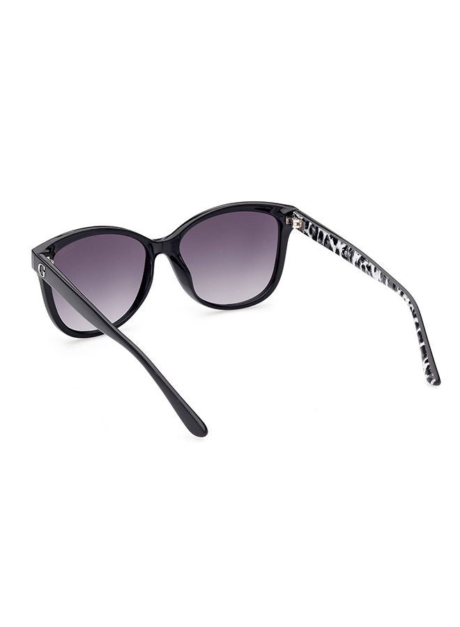 GUESS GU7828 01B Sunglasses 100% UV Protected Purple Square For Women - Image 2