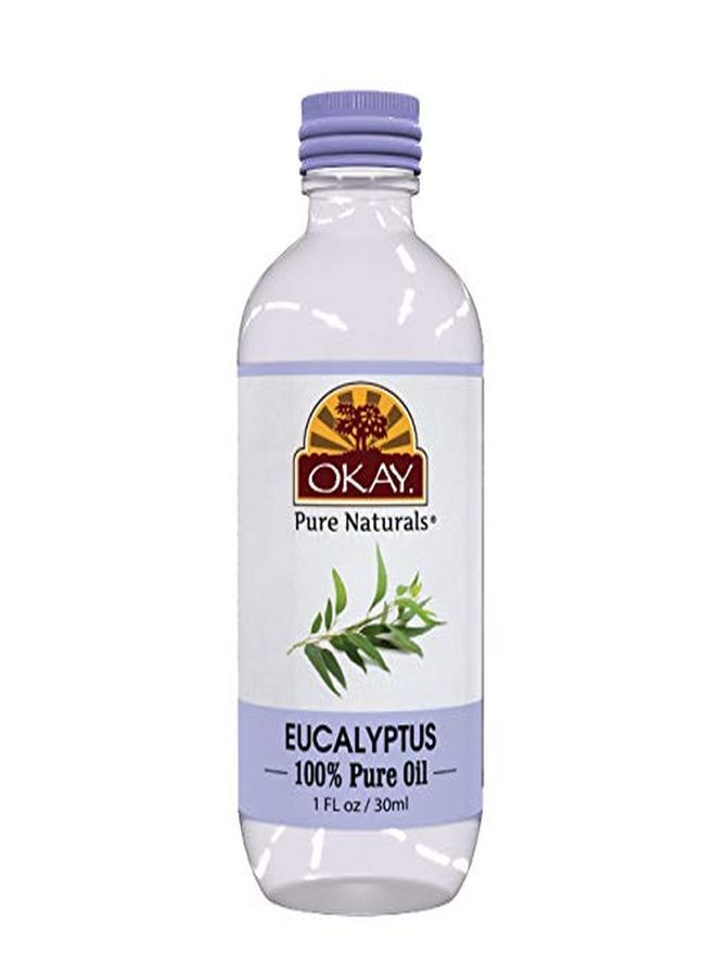 OKAY 100% Pure Eucalyptus Oil | For Hair And Skin | Strengthens Hair | Nourishes Skin | Free Of Silicone & Paraben | 1 Oz - Image 1