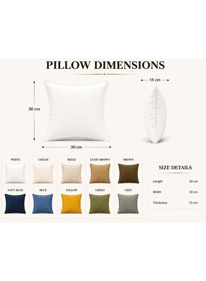 Space Embrace Velvet Decorative Throw Pillow, 30 x 30cm, Set of 2, Machine Washable - Image 3