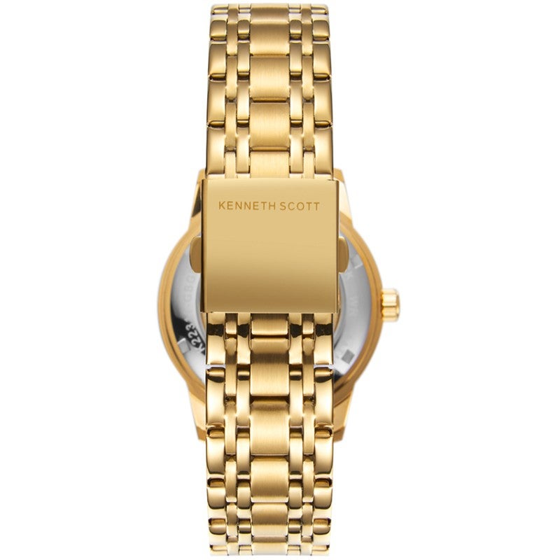 كينيث سكوت ساعة ميكانيكية رجالية من الفولاذ المقاوم للصدأ - Image 3