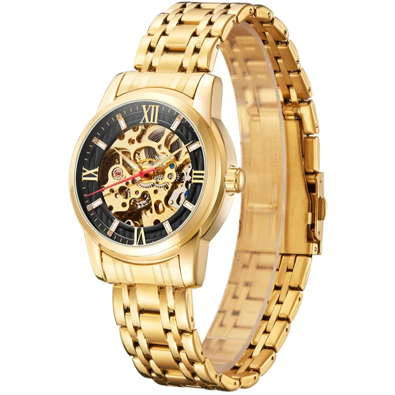 KENNETH SCOTT Men's Stainless Steel Mechanical Watch K22311-GBGB - 41 mm