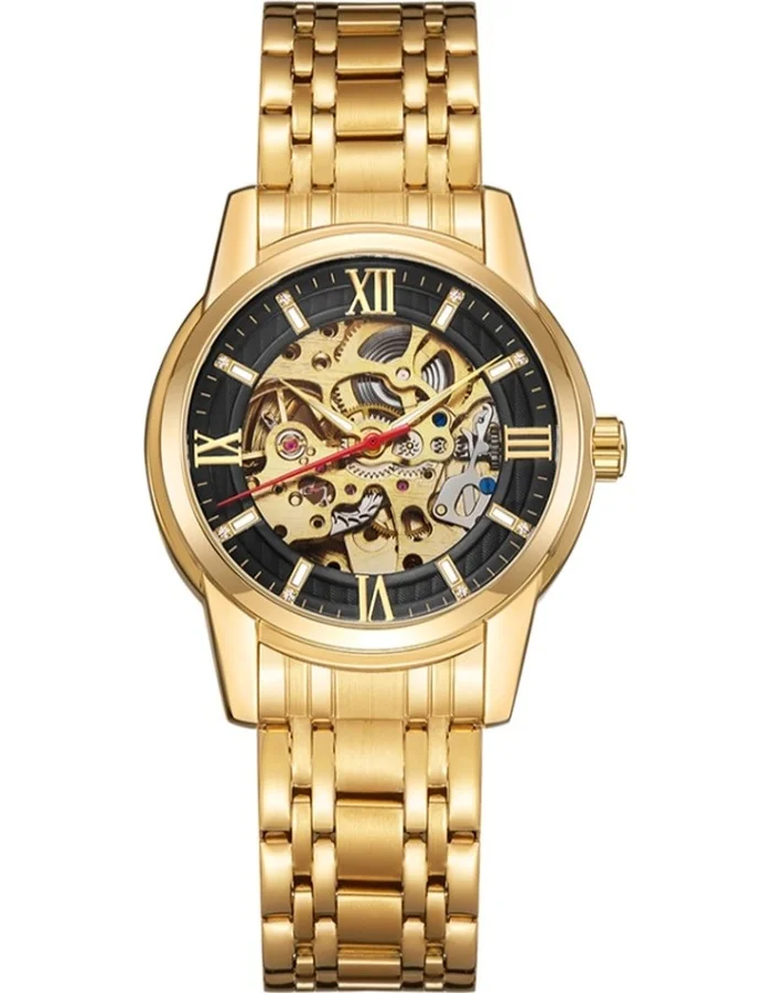 KENNETH SCOTT Men's Stainless Steel Mechanical Watch K22311-GBGB - 41 mm