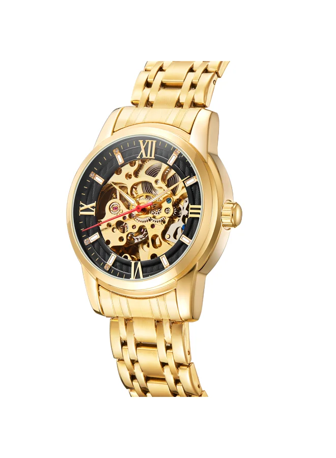 KENNETH SCOTT Men's Stainless Steel Mechanical Watch K22311-GBGB - 41 mm