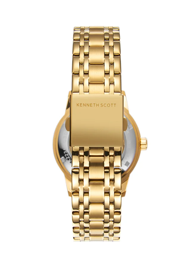 KENNETH SCOTT Men's Stainless Steel Mechanical Watch K22311-GBGB - 41 mm