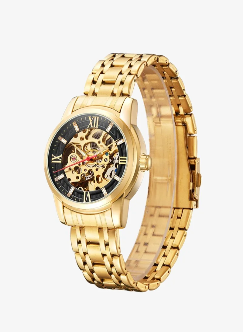 KENNETH SCOTT Men's Stainless Steel Mechanical Watch K22311-GBGB - 41 mm