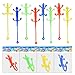 Yeetec 12 Pack Sticky Gecko Stretchy Sticky Lizards Sensory Toys for Kids Birthday Party Favors Reptile Themed Party Supplies Bag Fillers Classroom Prizes Random Color - Image 2