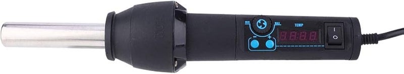 650 واط مسدس حرارة رقمي مع تحكم PID في درجة الحرارة 8 فوهات حامل 100-480 درجة مئوية قابل للتعديل - Image 5