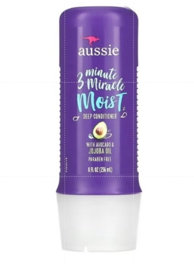 3 Minute Miracle Moist Deep Conditioner with Avocado Jojoba Oil 8 fl oz 236 ml
