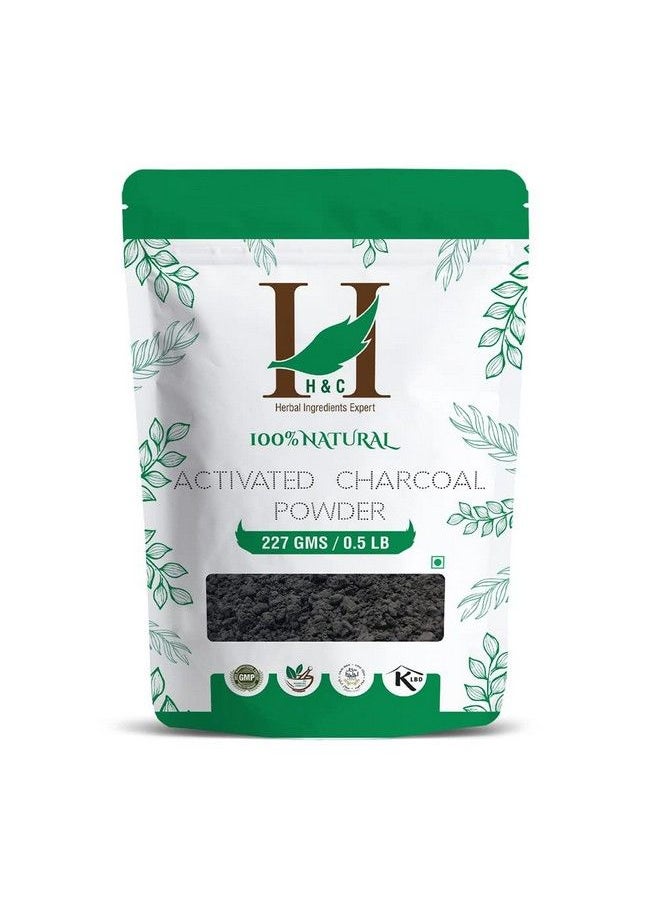 H&C HERBAL INGREDIENTS EXPERT - Natural Activated Charcoal Powder 227Gm For Detoxifies Your Skin - Image 1