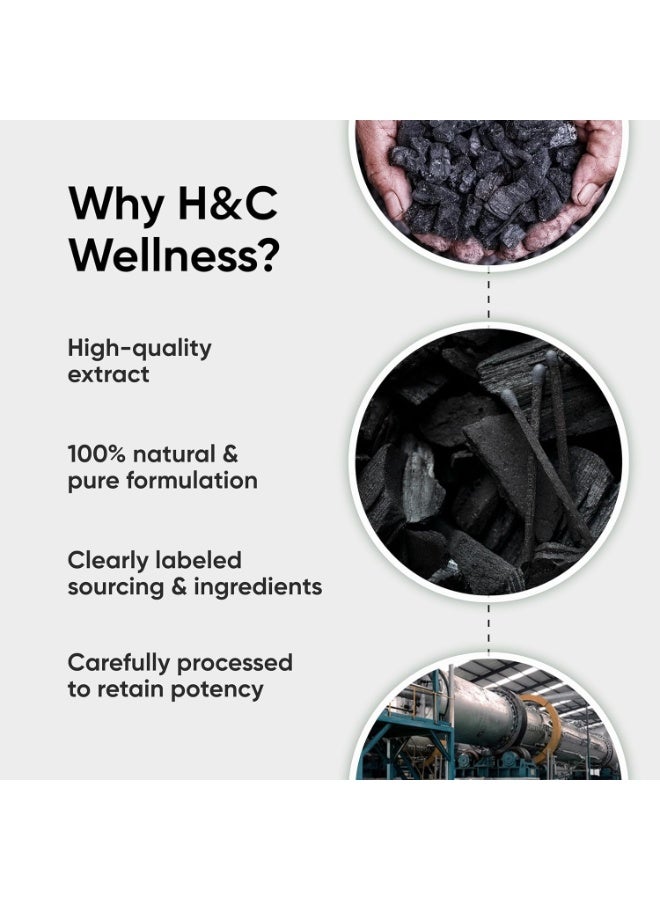 H&C خبير مكونات الأعشاب مسحوق الفحم النشط من H&C، 227 غرام | قناع متعدد الأغراض للوجه ومسحوق للعناية بالفم | عناية طبيعية بالبشرة - Image 3