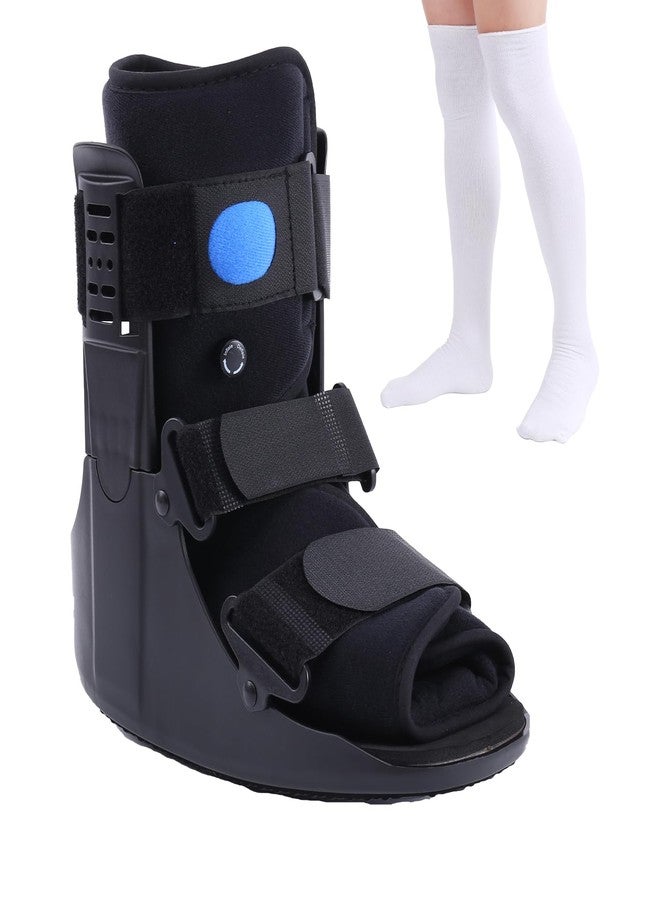 Kaneyvok Air Walking Boot, Infalatable Walker Fracture Boot for Sprained Ankle, Short Air Walker Brace with Replacement Sock Liner for Broken Foot Achilles Tendon Injury (Medium) - Image 1