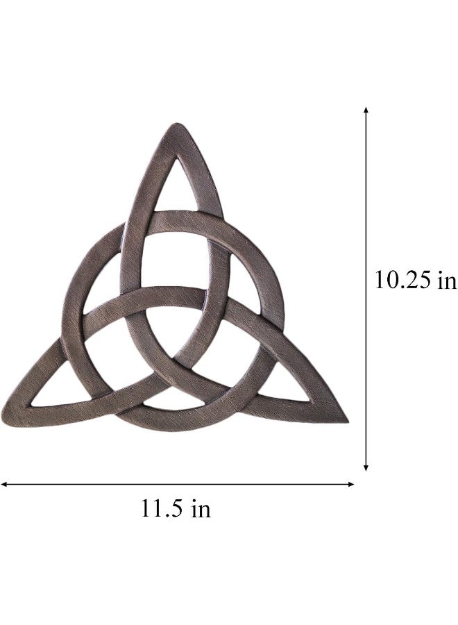 Super Z Outlet Resin Celtic Trinity Knot Wall Art for Home Decoration Religious Communion Baptism Gifts Churches - Image 5