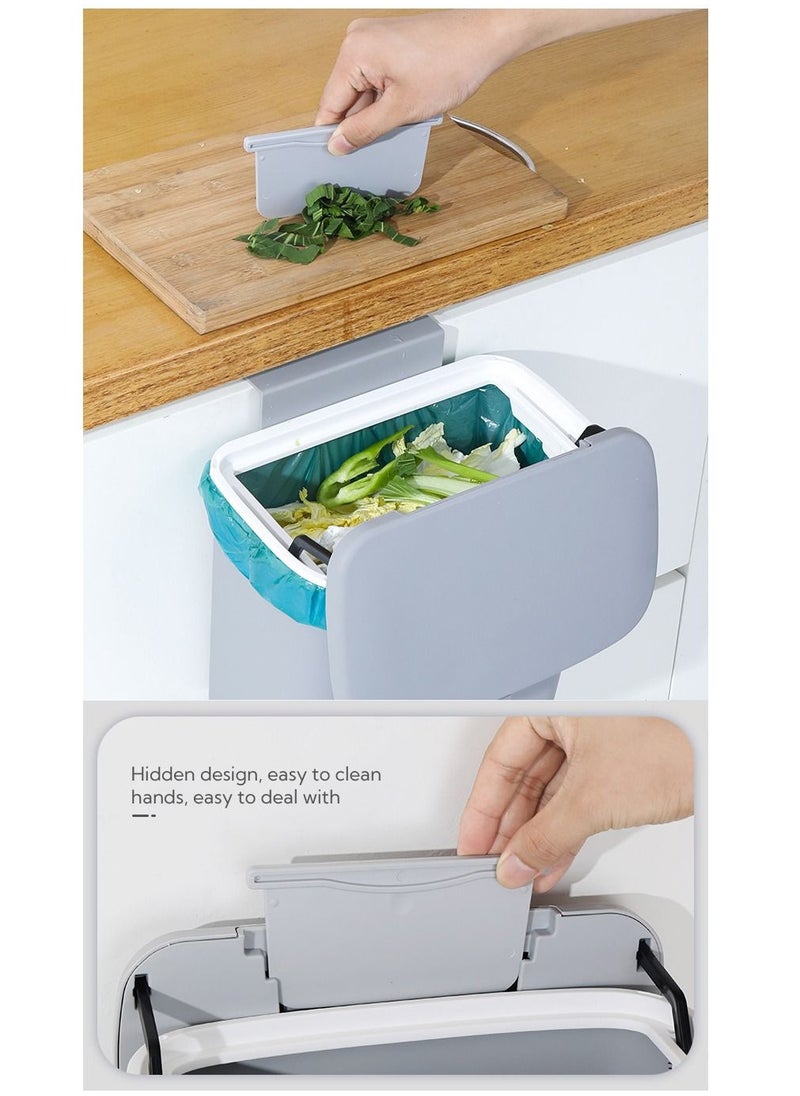 Kitchen Compost Bin for Counter Top or Under Sink Hanging Small Trash Can with Lid - pzsku/ZA7729AC3D07743677BFAZ/45/_/1685610357/fe75124f-1a33-4059-a386-6142f1f4cfa2