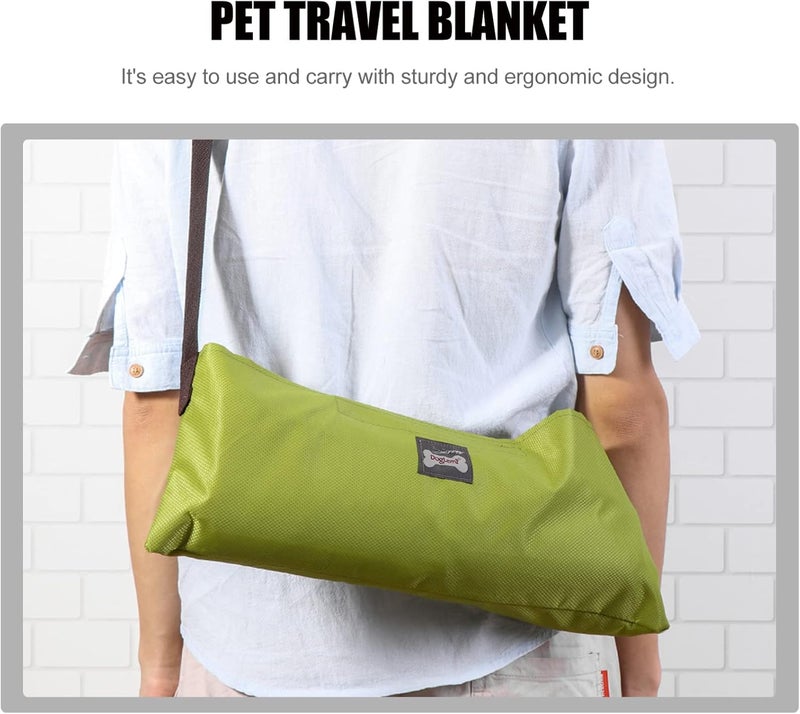 STOBOK Outdoor Dog Mat Outdoor Dog Bed Foldable Portable Pet Mat Waterproof Dog Bed Warming Blanket for Dogs and Cats Travel Hiking Camping Waterproof Dog Blanket - Image 4