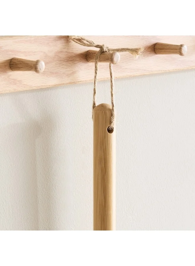 Home Box Ebony Broom with Bamboo Handle 27 x 5 x 130 cm