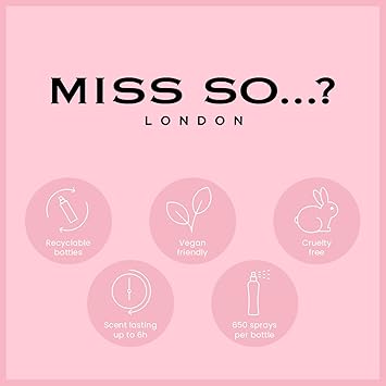 So..? Miss So Womens Twilight Kiss Perfume Mist Spray 140ml - Image 4