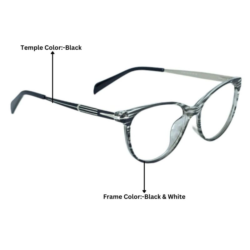 RedEx Trendy Full Rim Cat -Eye Spectacle Frame For Women - Image 2