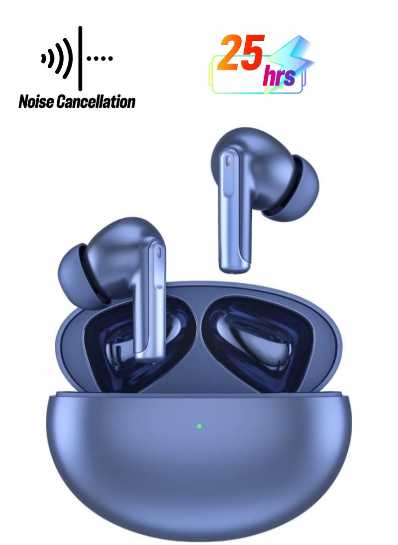 GUDOO Wireless Earbuds Bluetooth Earphones with Surround Sound IPX5 Waterproof ANC Active Noise Cancellation Blue  - Image 1