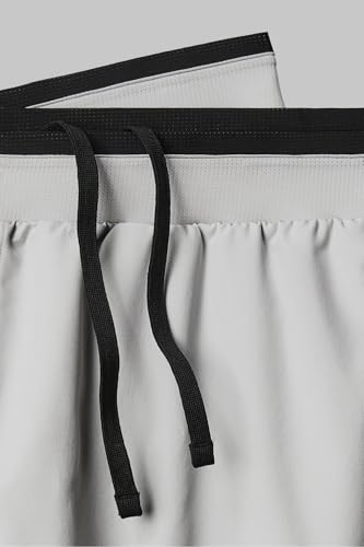 Fabletics Men's The Fundamental Short II (Unlined), Workout, Running, Training, Gym, Yoga, Ultra Lightweight, 5" Inseam, XXL, Mineral Grey - Image 5