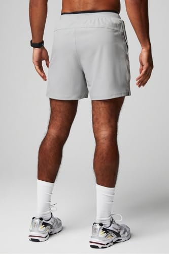Fabletics Men's The Fundamental Short II (Unlined), Workout, Running, Training, Gym, Yoga, Ultra Lightweight, 5" Inseam, XXL, Mineral Grey - Image 2