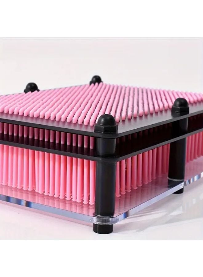 Medium Pink 3D Cloning Board Pin Art Fidget Toy Anti Stress Desk Accessory Gift - Image 5