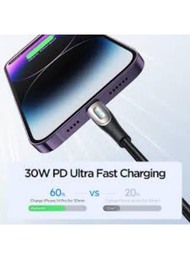 Star-Light Series Fast Charging Data Cable - Type-C to Lightning - SA27-CL3 - Image 3
