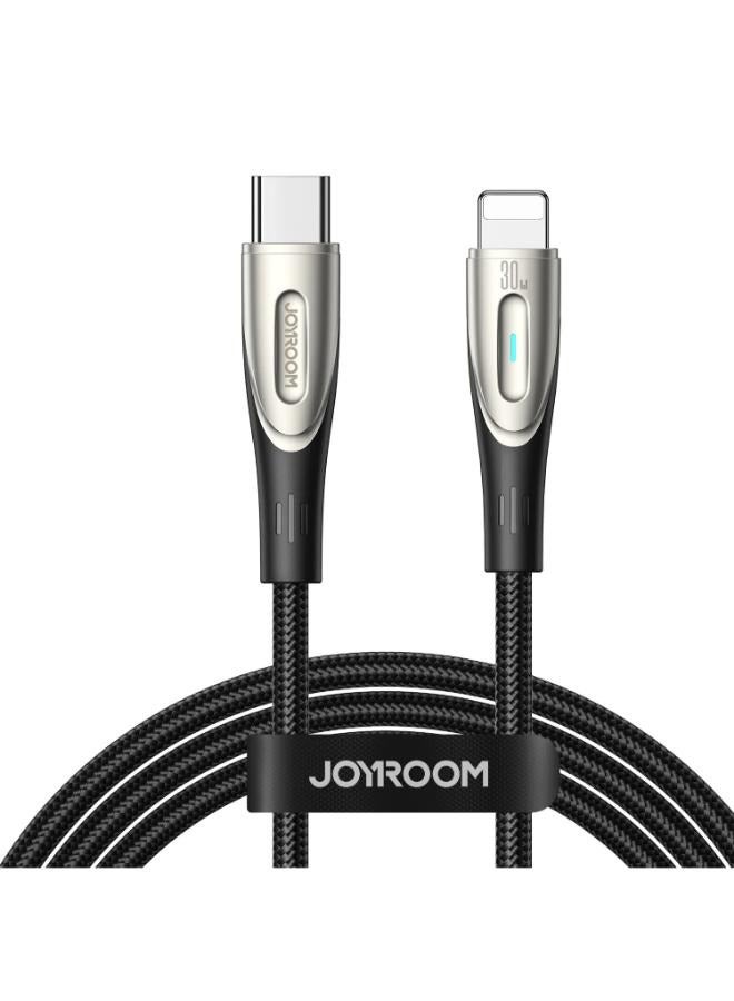 Star-Light Series Fast Charging Data Cable - Type-C to Lightning - SA27-CL3 - Image 1