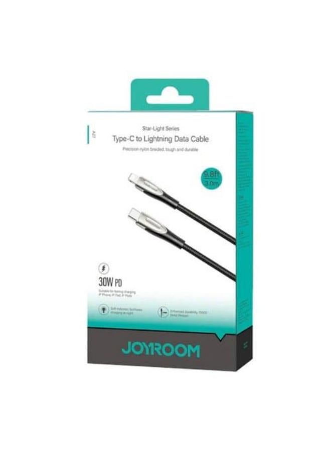 Star-Light Series Fast Charging Data Cable - Type-C to Lightning - SA27-CL3 - Image 2