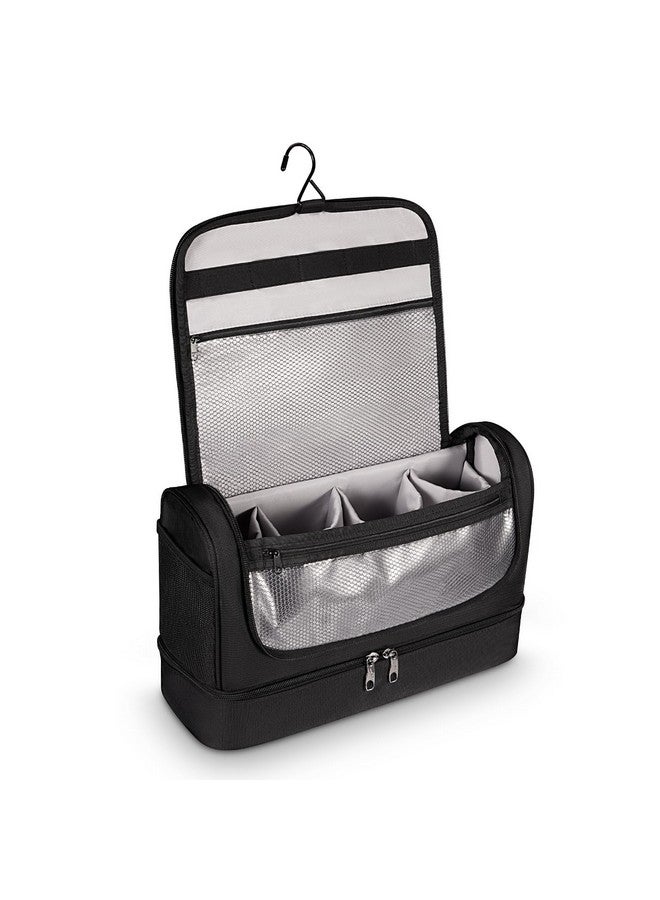 سيثون حقيبة سفر مزدوجة الطبقات من SITHON لحمل مجفف الشعر Dyson Airwrap Styler/Shark Speedstyle Flexstyle، حقيبة تنظيم تخزين معلقة مقاومة للماء بسعة كبيرة لـ Dyson Supersonic (حقيبة فقط) (أسود) - Image 1