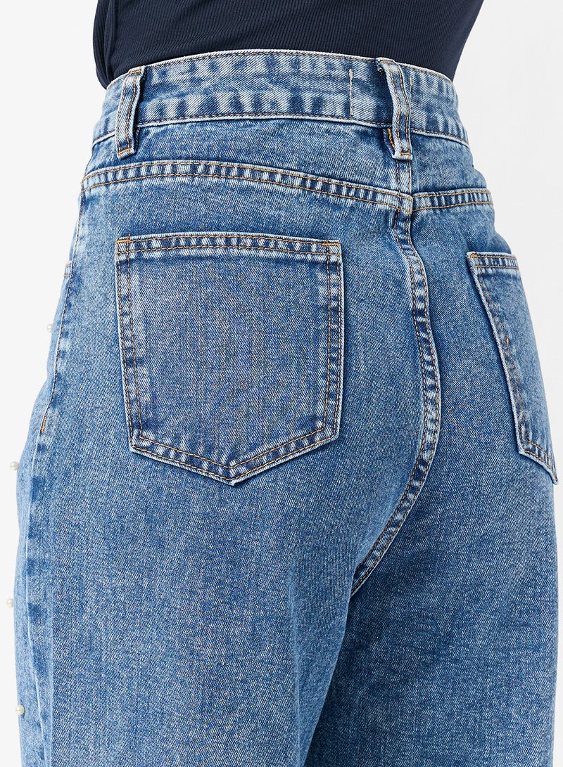 جينجر جينز مستقيم مزين بالكريستال - Image 5