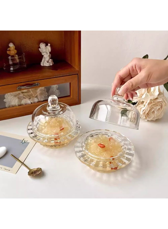 Set of 6 multi-purpose glass dessert and date holders - Image 3