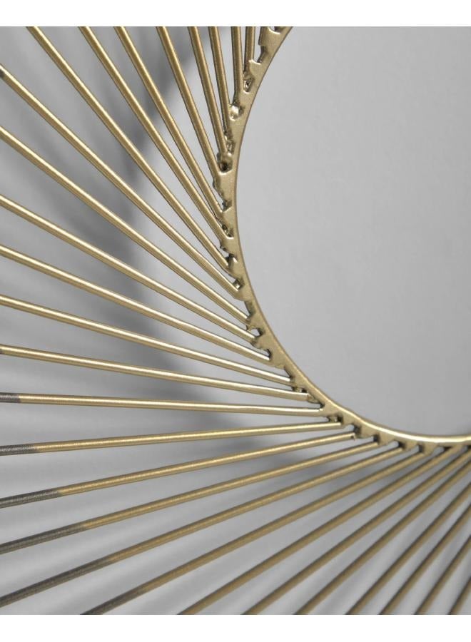 لوفت أنوش، ديكور حائط، عادي، D80X80، دائري، أسود وذهبي AA6483R01 - Image 2