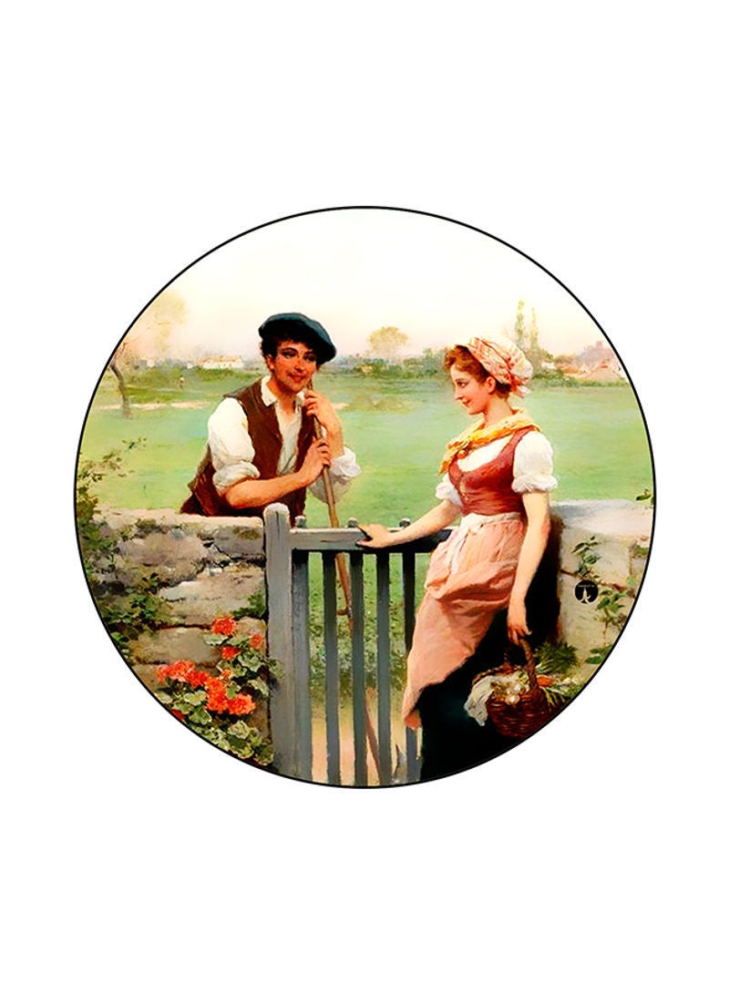 RKN Vintage Art Printed Mouse Pad Multicolour