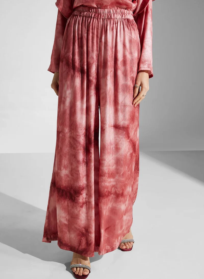 Golden Apple Printed Pants & Shirt Set