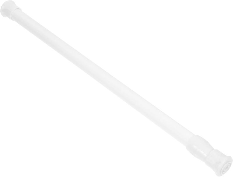 TIDTALEO Adjustable Tension Curtain Rod 30-50cm No-drill Mini Extendable Rod for Bathroom Window Curtains and Closet Storage - Image 1