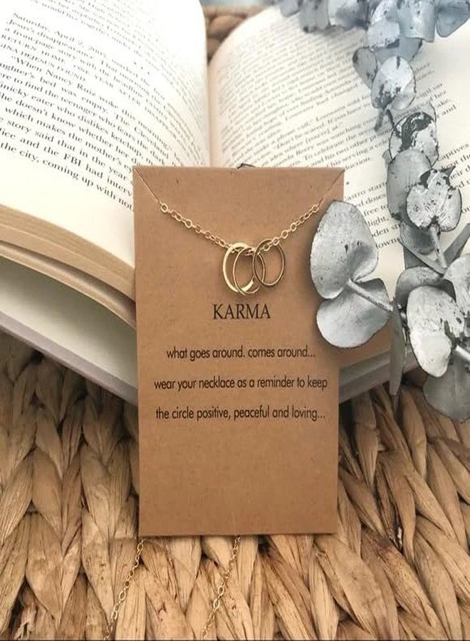 Pinapes Karma, Guardian Angel & Free Spirit Pendant Necklace Set for Women & Girls - Image 3