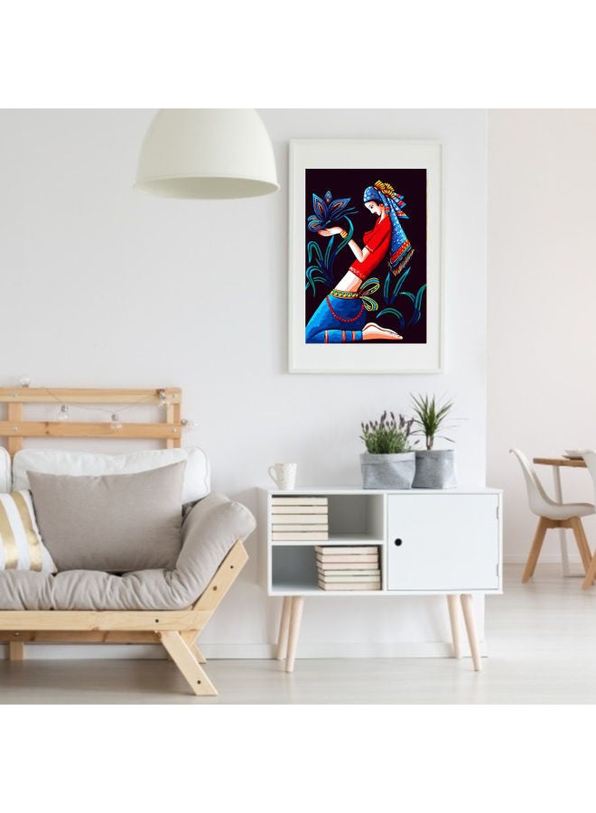 NIBEMINENT DIY Oil Painting On Canvas Craft Hand Painted Paint By Number Kit Multicolor 16x20inch - Image 2