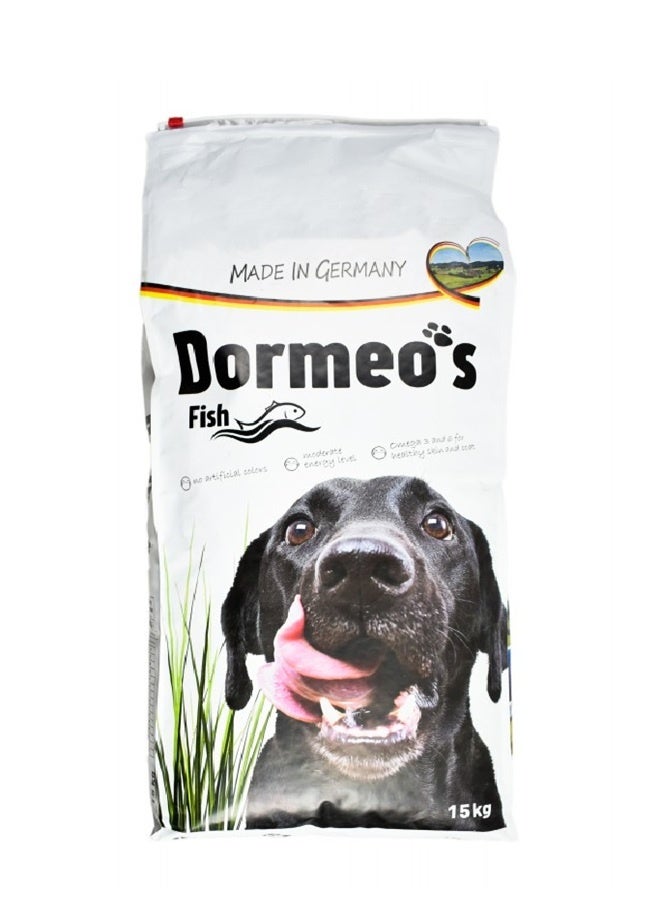 Dormeos Dog Dry Food  Fish - 15KG