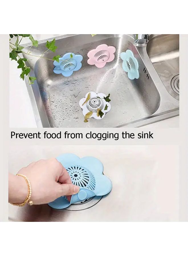 Pink Hair Catcher With Suction Cup Shower Drain Protector For Bathroom Bathtub Kitchen Durable Plastic Easy To Clean Prevents Clogs Fits Most Drains Bathroom Drain Cover Kitchen Sink Strainer - Image 5