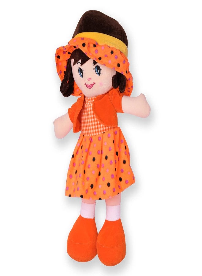 Glance Soft Cute Looking Beautiful Doll | Attractive Stuffed Toys | Grab Your Attention on Little Darling Doll (Orange Winky Doll, 60 cm) - Image 5