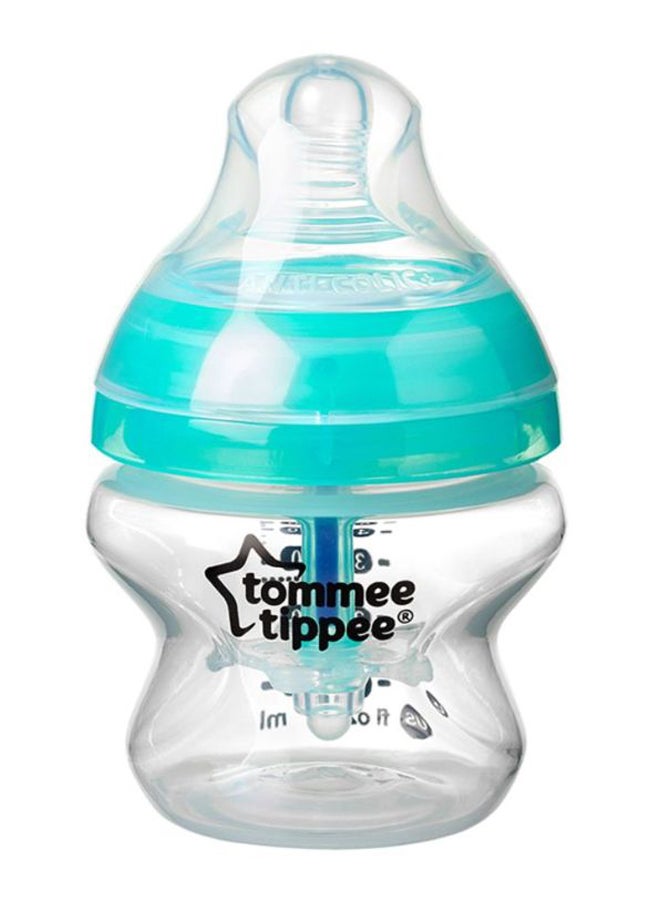 tommee tippee Advanced Anti-Colic Feeding Bottle, 150ml - Clear/Green, TT42257485 - Image 1
