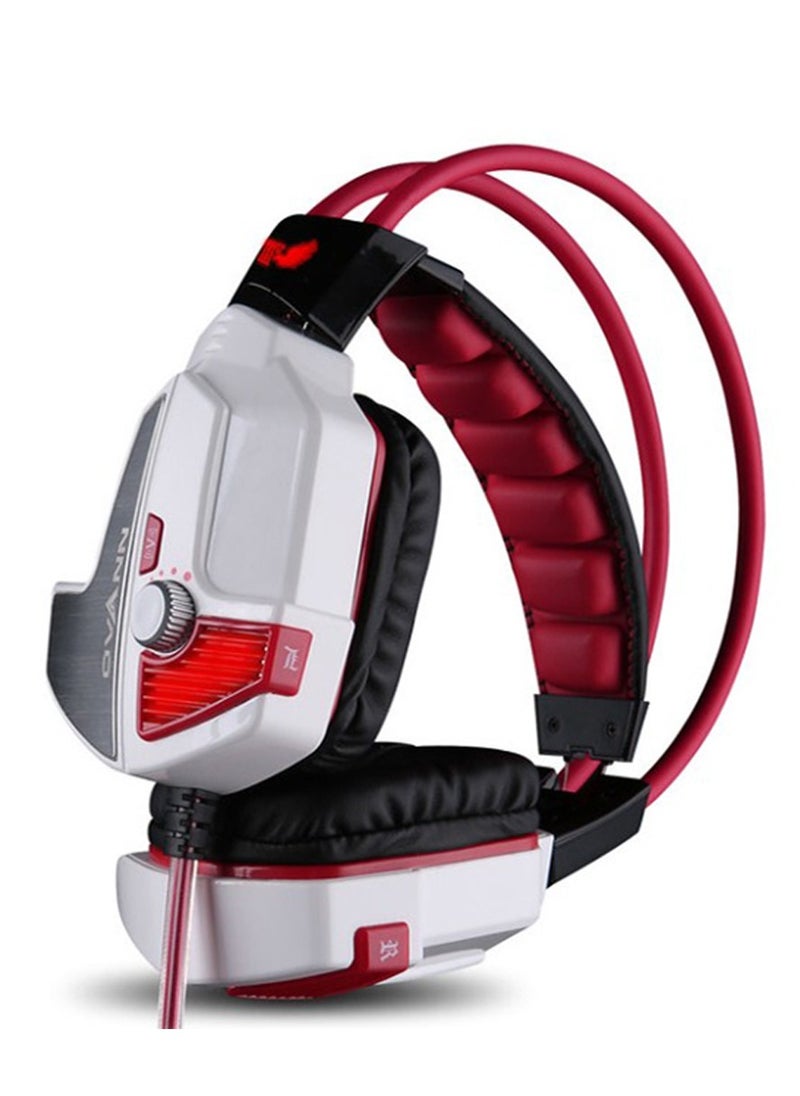 Generic - Wired Gaming Headset X60 , 4D virtual speaker system , 7.1mm surround sound , Noise reduction microphone, Comfortable soft and breathable without ear pressure , 3.5mm USB LED - Image 1