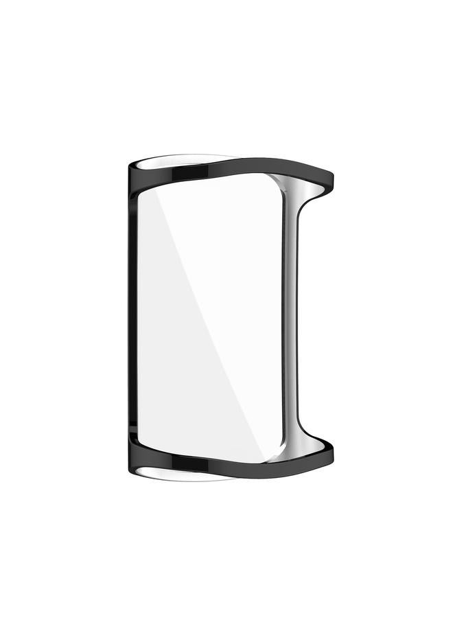 erorex For Fitbit Charge 6 / 5 Tpu Shell + Film Integrated Watch Protective Case(Black) - Image 3