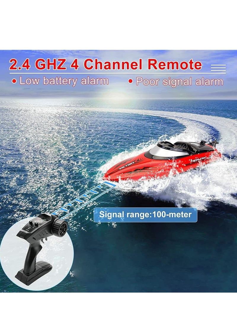 Victory Hj811 Fast Speed RC Boat 20+MPH Electric Racing Boat Hobby RTR Adults Kids Outdoor Toy - Image 5