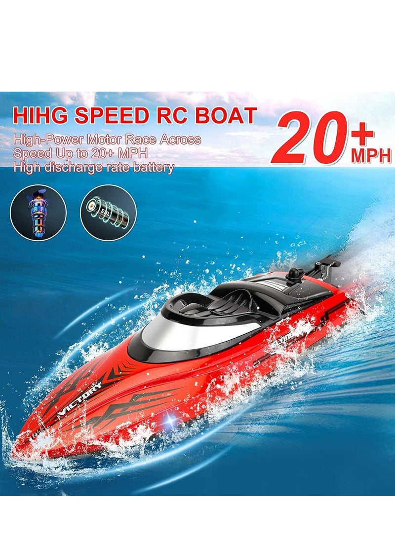 Victory Hj811 Fast Speed RC Boat 20+MPH Electric Racing Boat Hobby RTR Adults Kids Outdoor Toy - Image 3