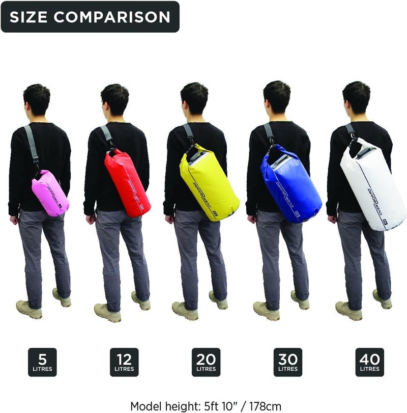 Overboard Waterproof Dry Tube Bag - 5 Liters, Red - Image 5